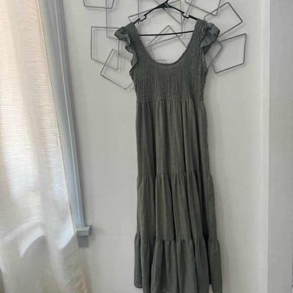 Penelope Rose Cottagecore Flowy Tiered Maxi Dress Size Large - Picture 2 of 5